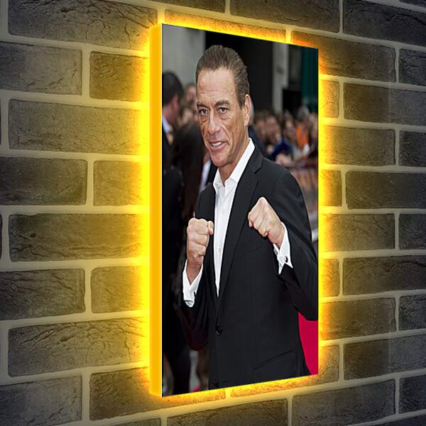 Лайтбокс световая панель - Жан-Клод Ван Дамм. Jean-Claude Van Damme