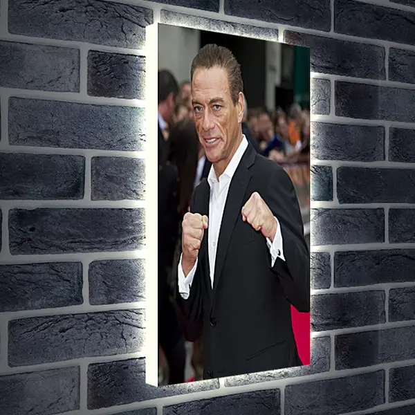 Лайтбокс световая панель - Жан-Клод Ван Дамм. Jean-Claude Van Damme