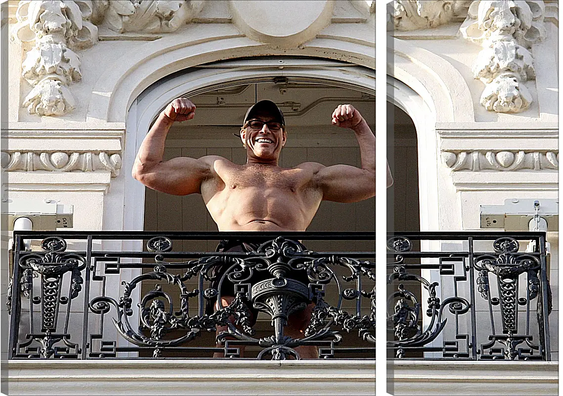 Модульная картина - Жан-Клод Ван Дамм. Jean-Claude Van Damme
