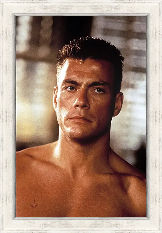 Картина в раме - Жан-Клод Ван Дамм. Jean-Claude Van Damme