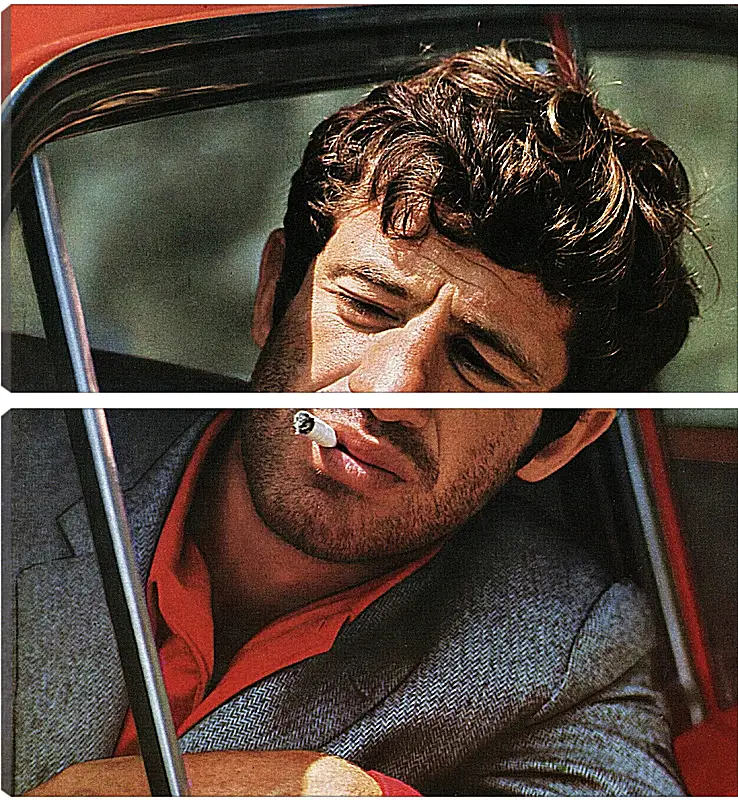 Модульная картина - Жан-Поль Бельмондо. Jean-Paul Belmondo
