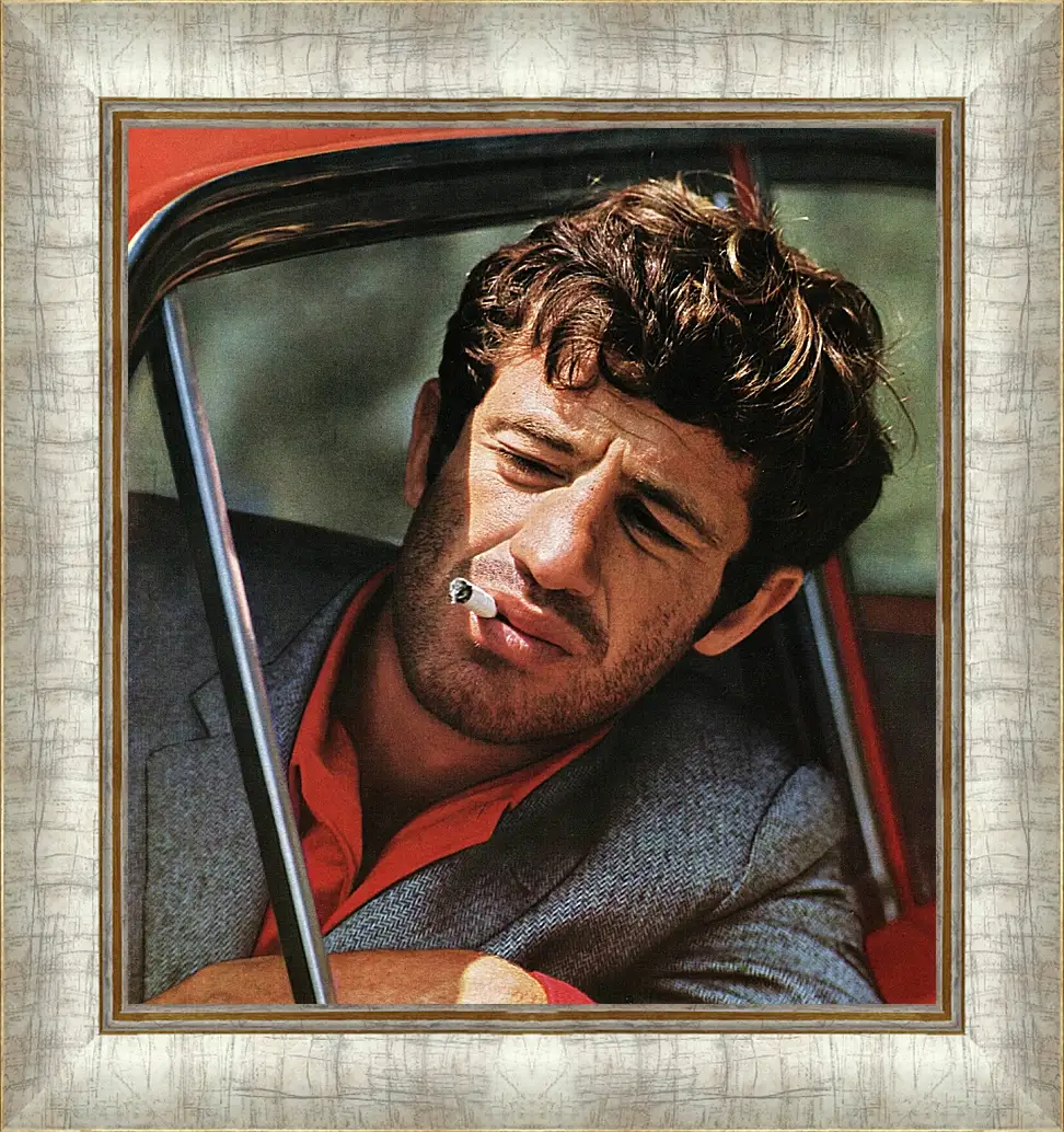 Картина в раме - Жан-Поль Бельмондо. Jean-Paul Belmondo