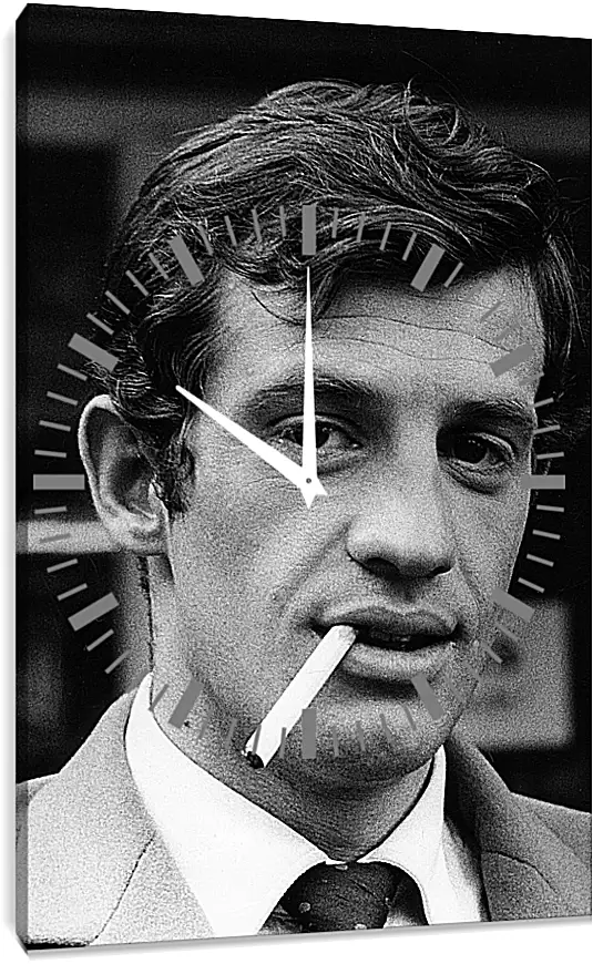 Часы картина - Жан-Поль Бельмондо. Jean-Paul Belmondo