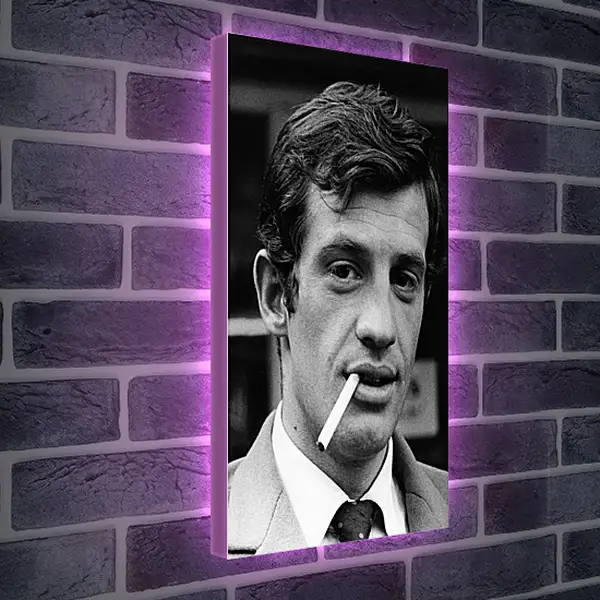 Лайтбокс световая панель - Жан-Поль Бельмондо. Jean-Paul Belmondo