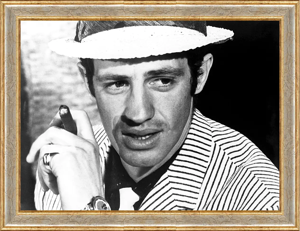 Картина в раме - Жан-Поль Бельмондо. Jean-Paul Belmondo