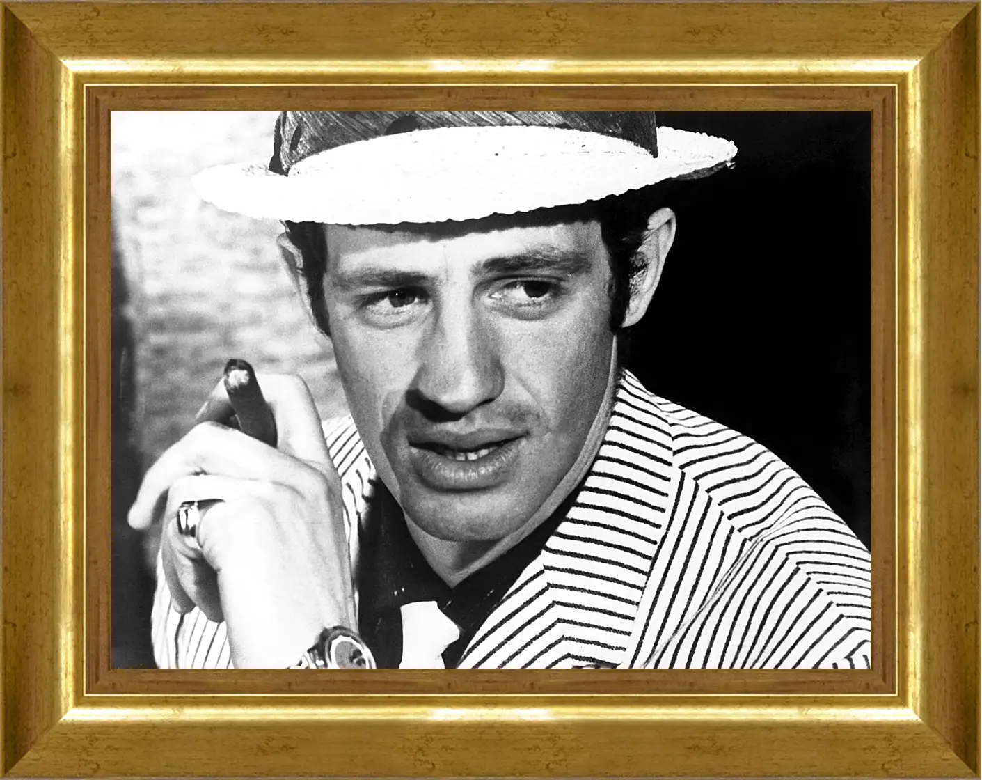 Картина в раме - Жан-Поль Бельмондо. Jean-Paul Belmondo