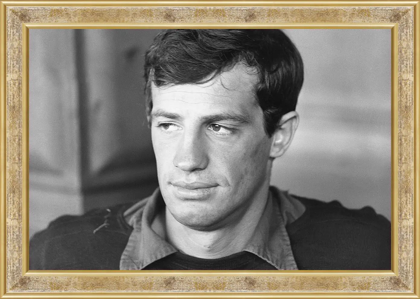 Картина в раме - Жан-Поль Бельмондо. Jean-Paul Belmondo