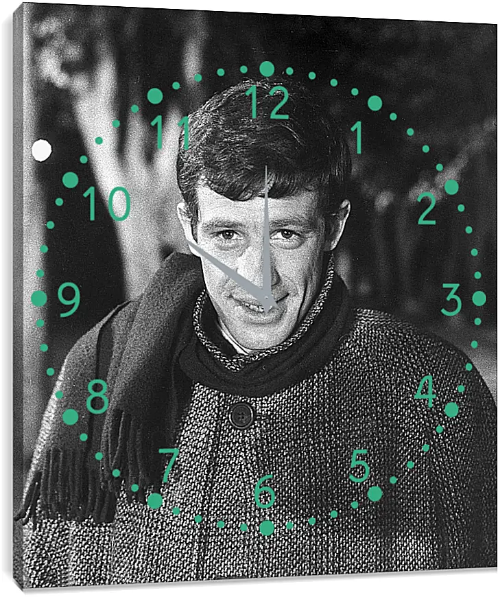 Часы картина - Жан-Поль Бельмондо. Jean-Paul Belmondo