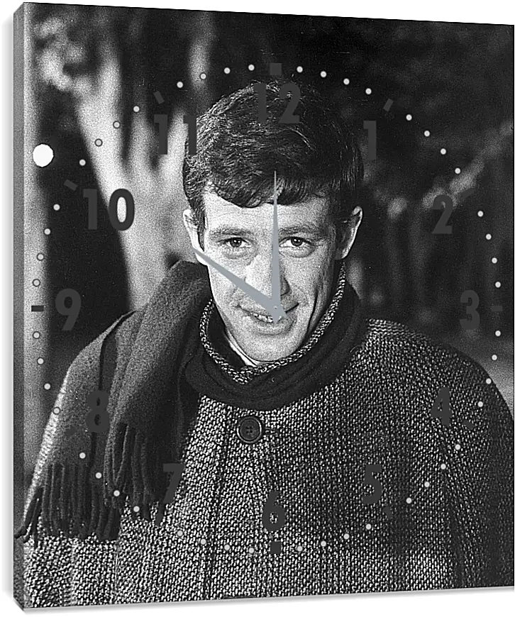 Часы картина - Жан-Поль Бельмондо. Jean-Paul Belmondo