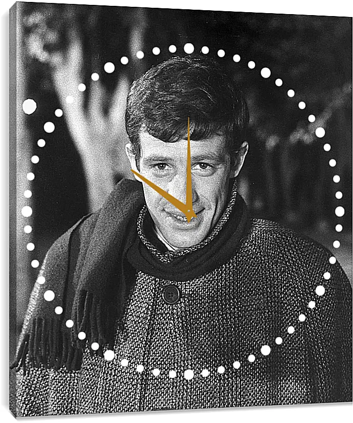 Часы картина - Жан-Поль Бельмондо. Jean-Paul Belmondo