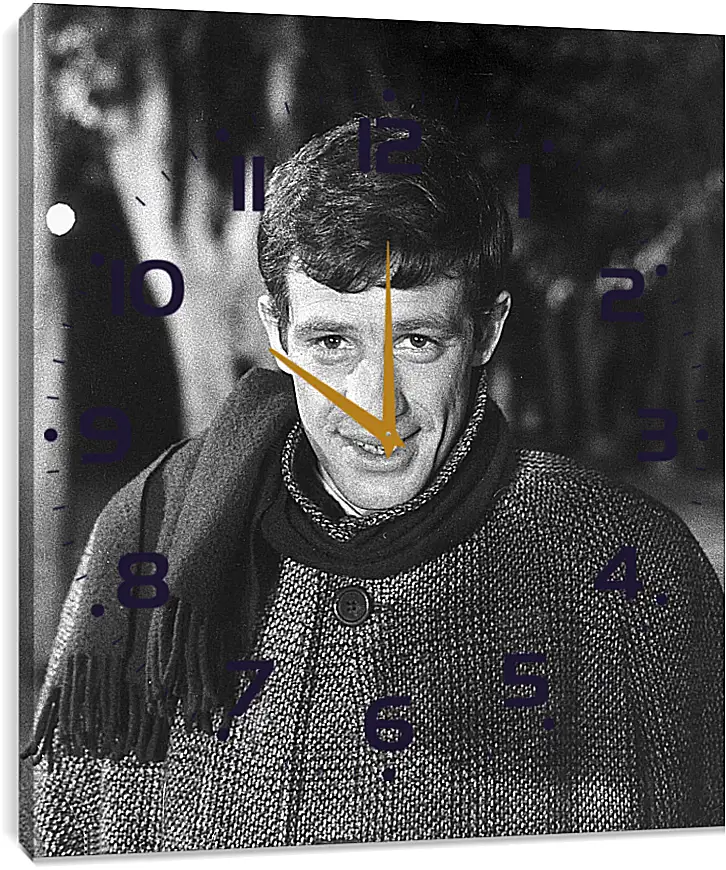 Часы картина - Жан-Поль Бельмондо. Jean-Paul Belmondo