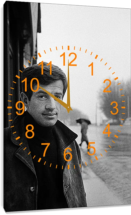 Часы картина - Жан-Поль Бельмондо. Jean-Paul Belmondo