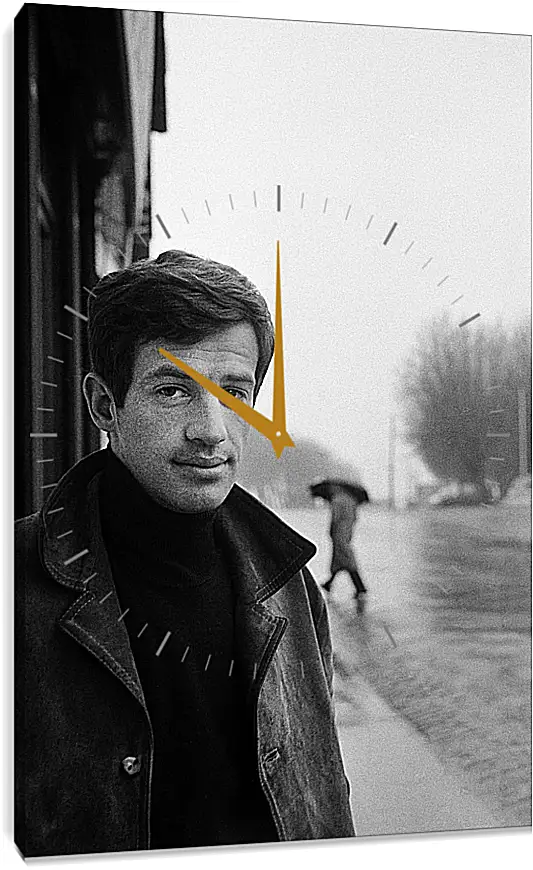 Часы картина - Жан-Поль Бельмондо. Jean-Paul Belmondo