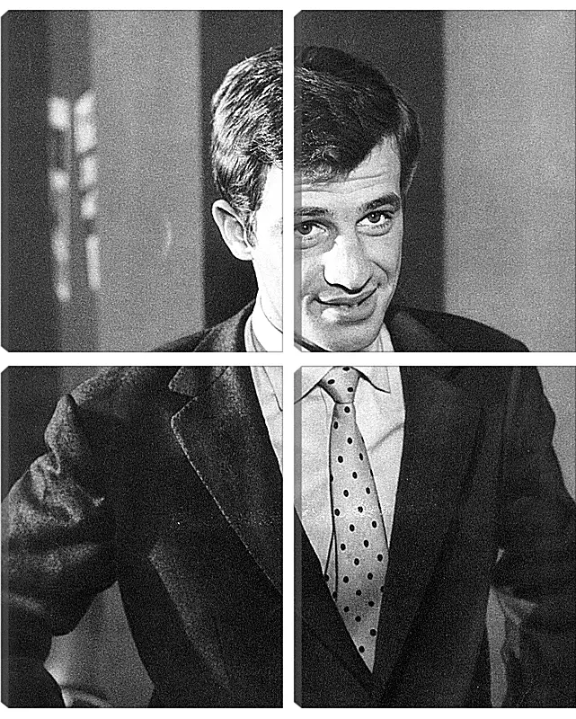 Модульная картина - Жан-Поль Бельмондо. Jean-Paul Belmondo