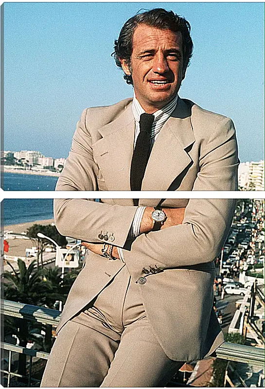 Модульная картина - Жан-Поль Бельмондо. Jean-Paul Belmondo