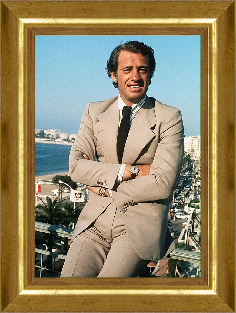 Картина в раме - Жан-Поль Бельмондо. Jean-Paul Belmondo