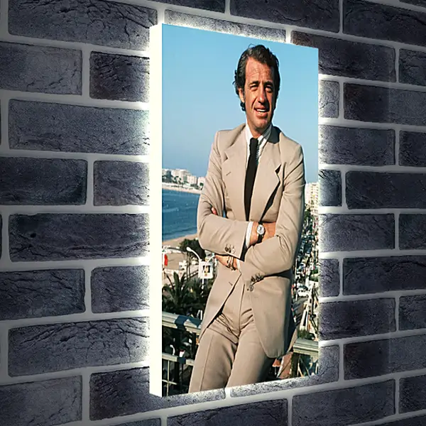 Лайтбокс световая панель - Жан-Поль Бельмондо. Jean-Paul Belmondo