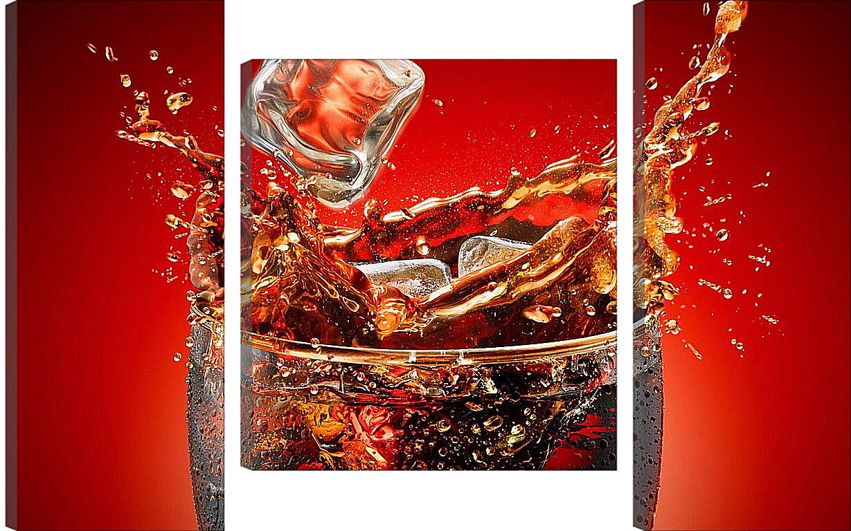 Модульная картина - Кока кола (Coca Cola)