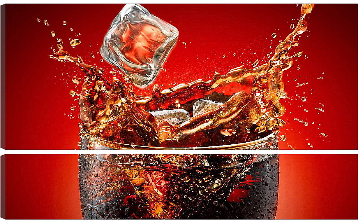 Модульная картина - Кока кола (Coca Cola)
