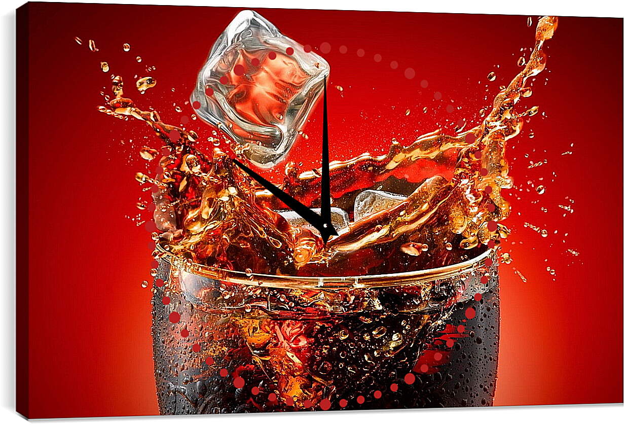 Часы картина - Кока кола (Coca Cola)