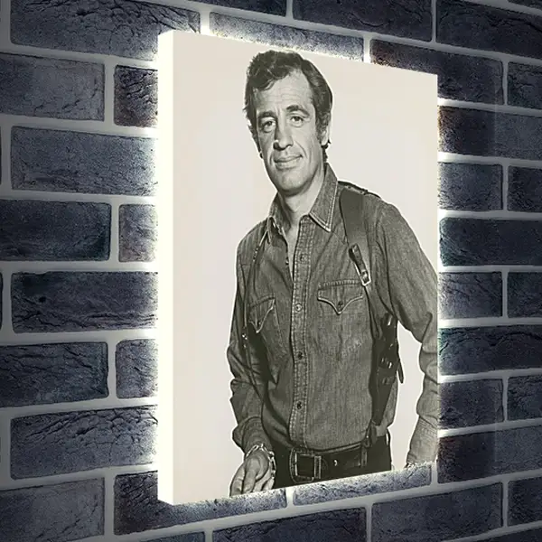 Лайтбокс световая панель - Жан-Поль Бельмондо. Jean-Paul Belmondo