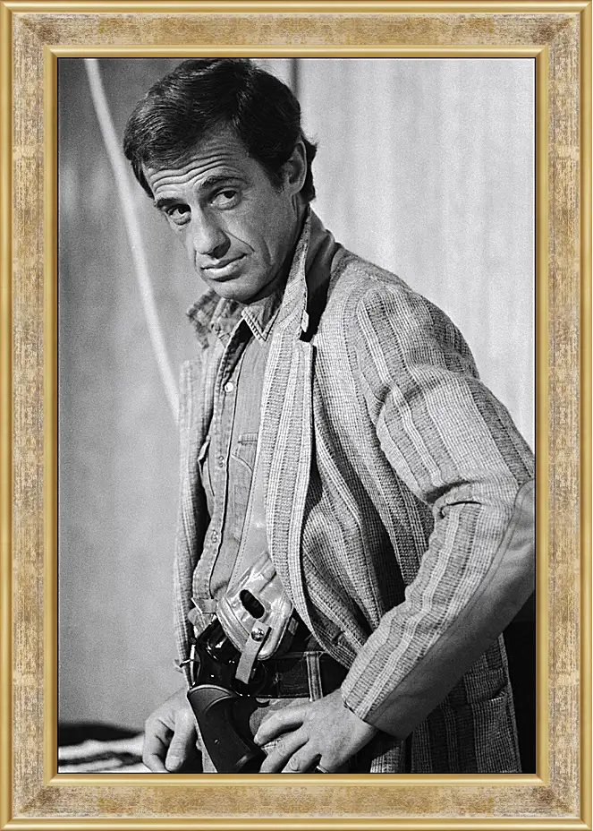 Картина в раме - Жан-Поль Бельмондо. Jean-Paul Belmondo