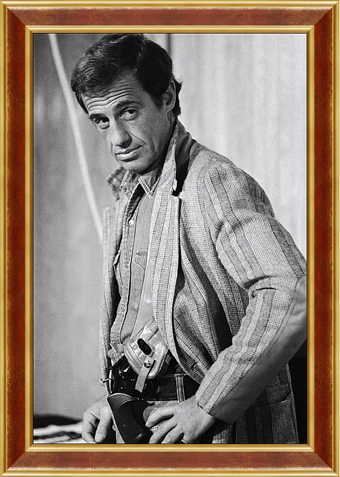 Картина в раме - Жан-Поль Бельмондо. Jean-Paul Belmondo