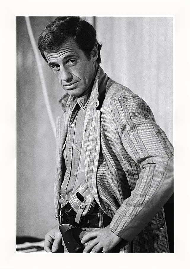 Картина в раме - Жан-Поль Бельмондо. Jean-Paul Belmondo