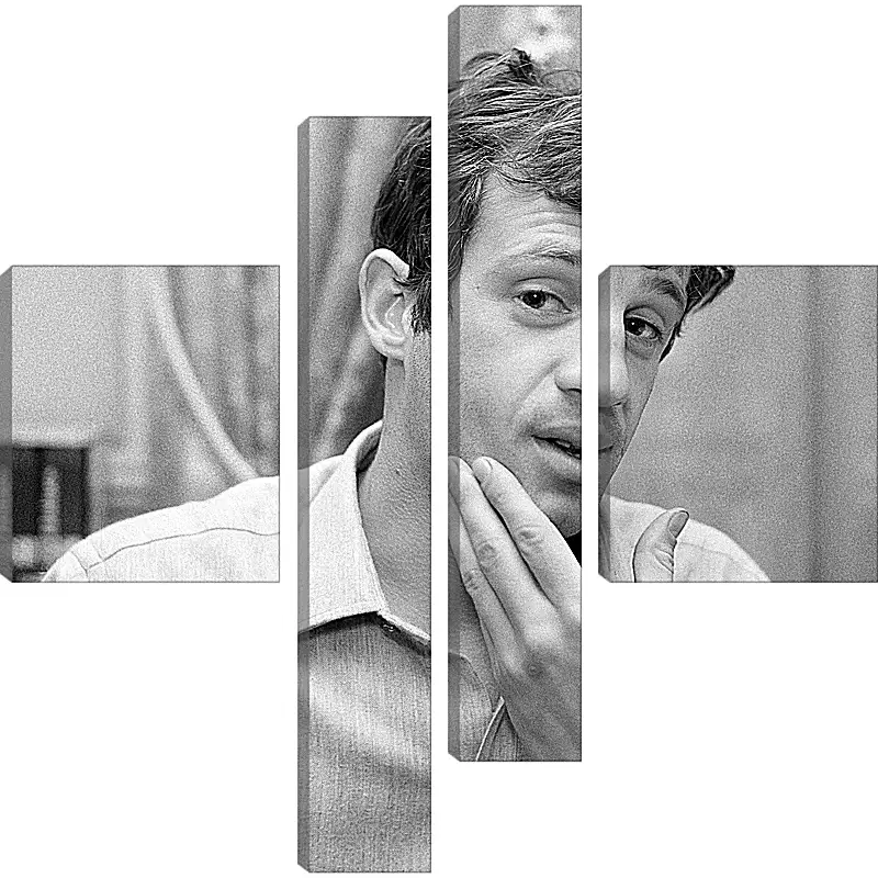 Модульная картина - Жан-Поль Бельмондо. Jean-Paul Belmondo