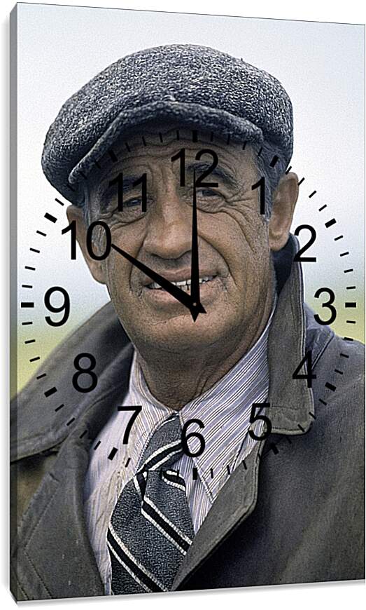 Часы картина - Жан-Поль Бельмондо. Jean-Paul Belmondo