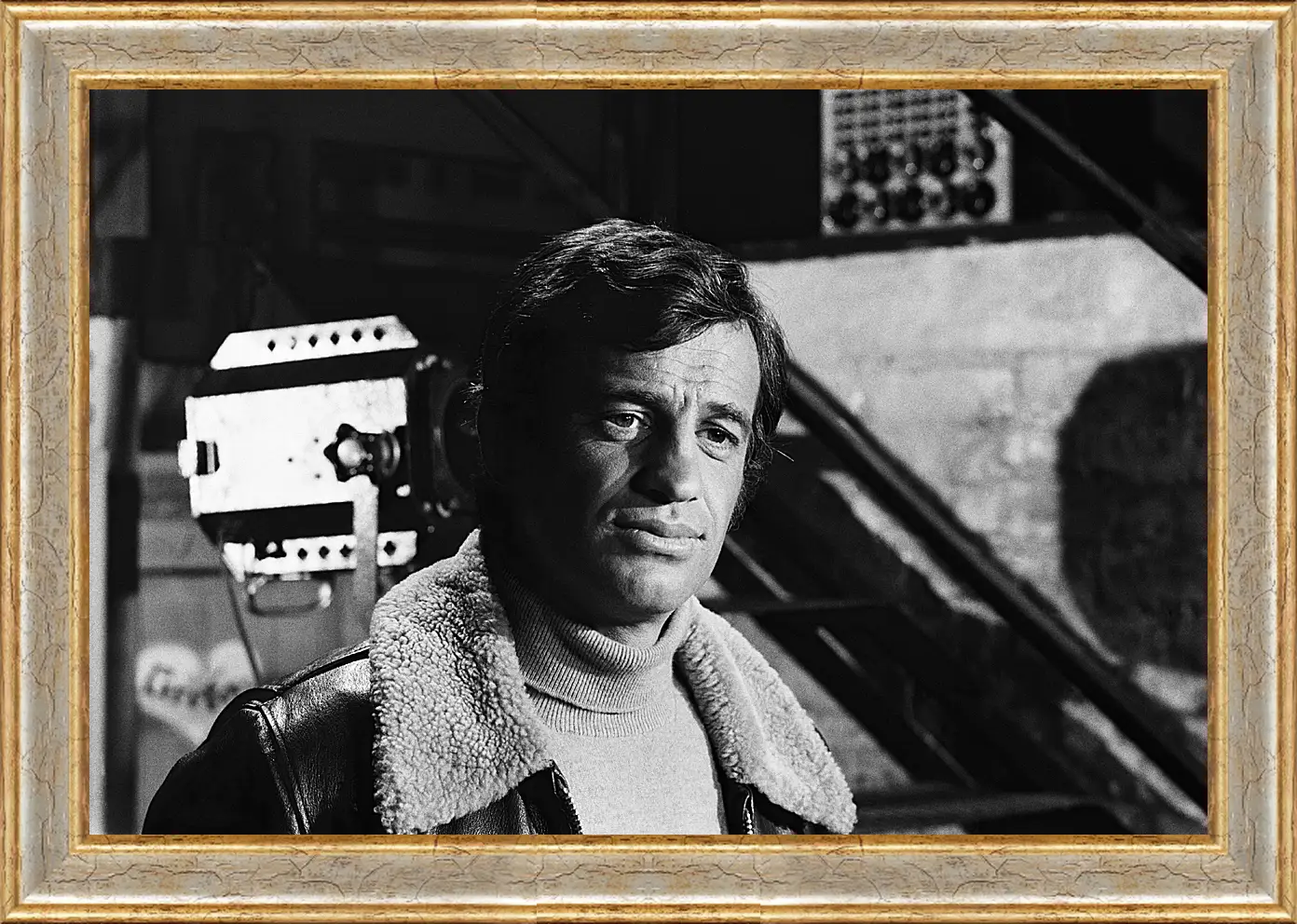 Картина в раме - Жан-Поль Бельмондо. Jean-Paul Belmondo