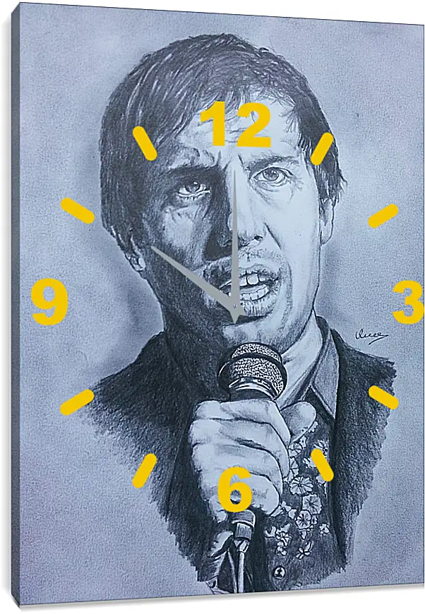 Часы картина - Адриано Челентано. Adriano Celentano