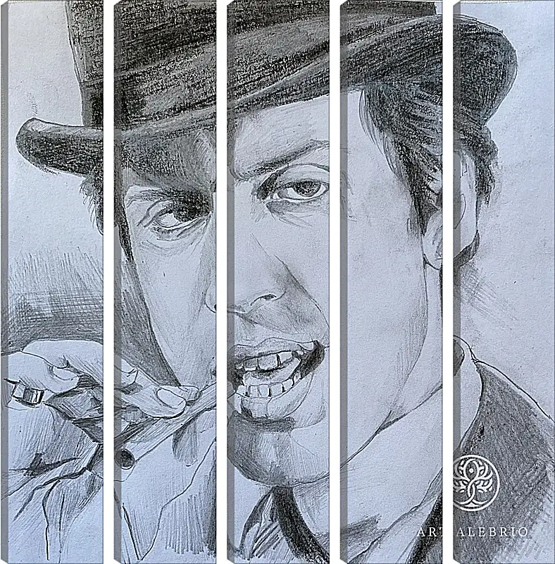 Модульная картина - Адриано Челентано. Adriano Celentano