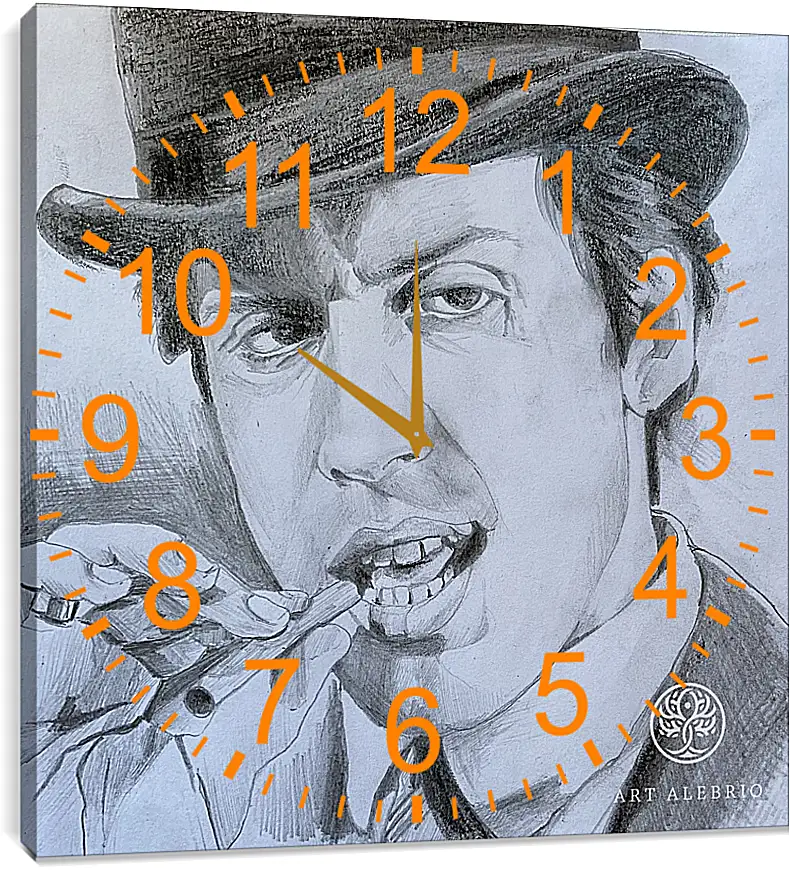 Часы картина - Адриано Челентано. Adriano Celentano