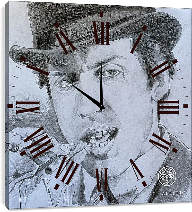 Часы картина - Адриано Челентано. Adriano Celentano