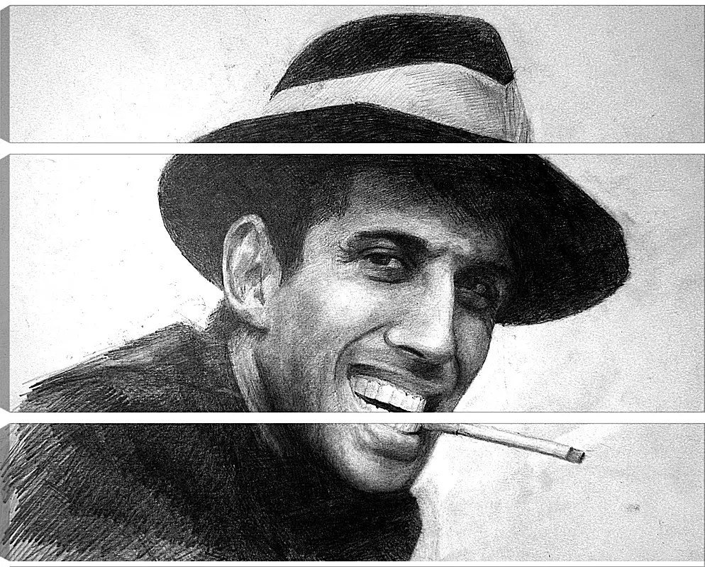 Модульная картина - Адриано Челентано. Adriano Celentano