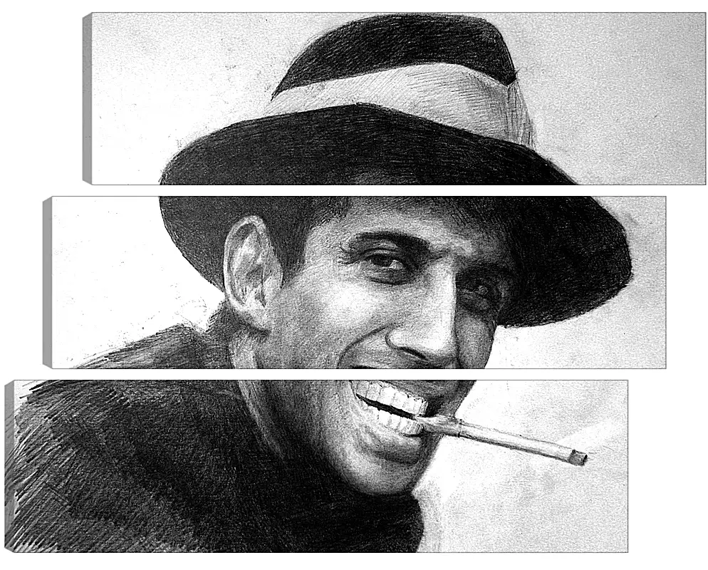 Модульная картина - Адриано Челентано. Adriano Celentano