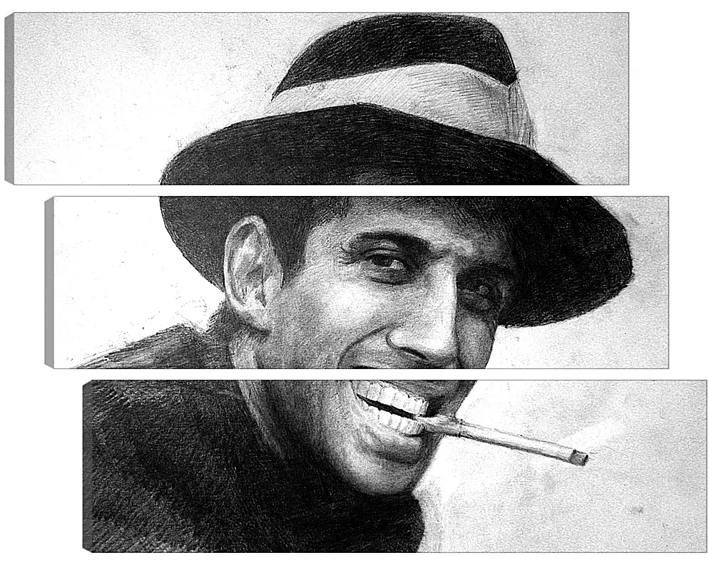 Модульная картина - Адриано Челентано. Adriano Celentano