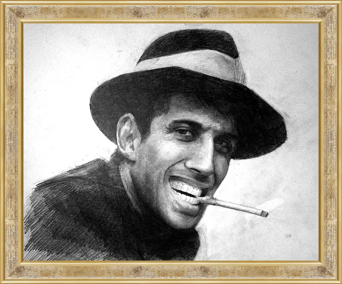 Картина в раме - Адриано Челентано. Adriano Celentano