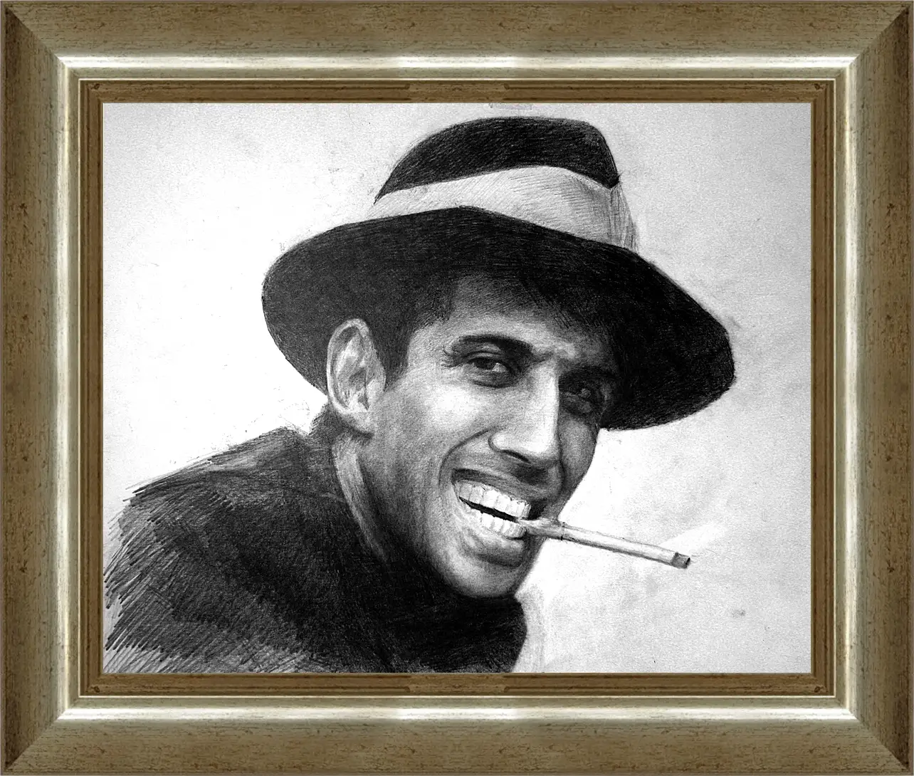 Картина в раме - Адриано Челентано. Adriano Celentano