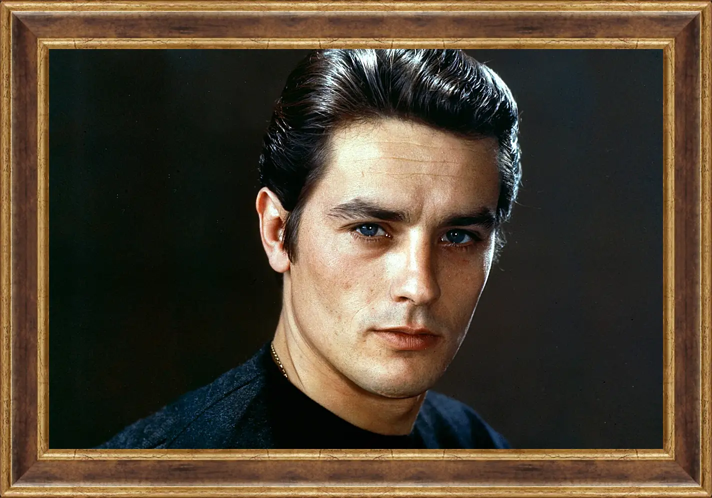 Картина в раме - Ален Делон. Alain Delon