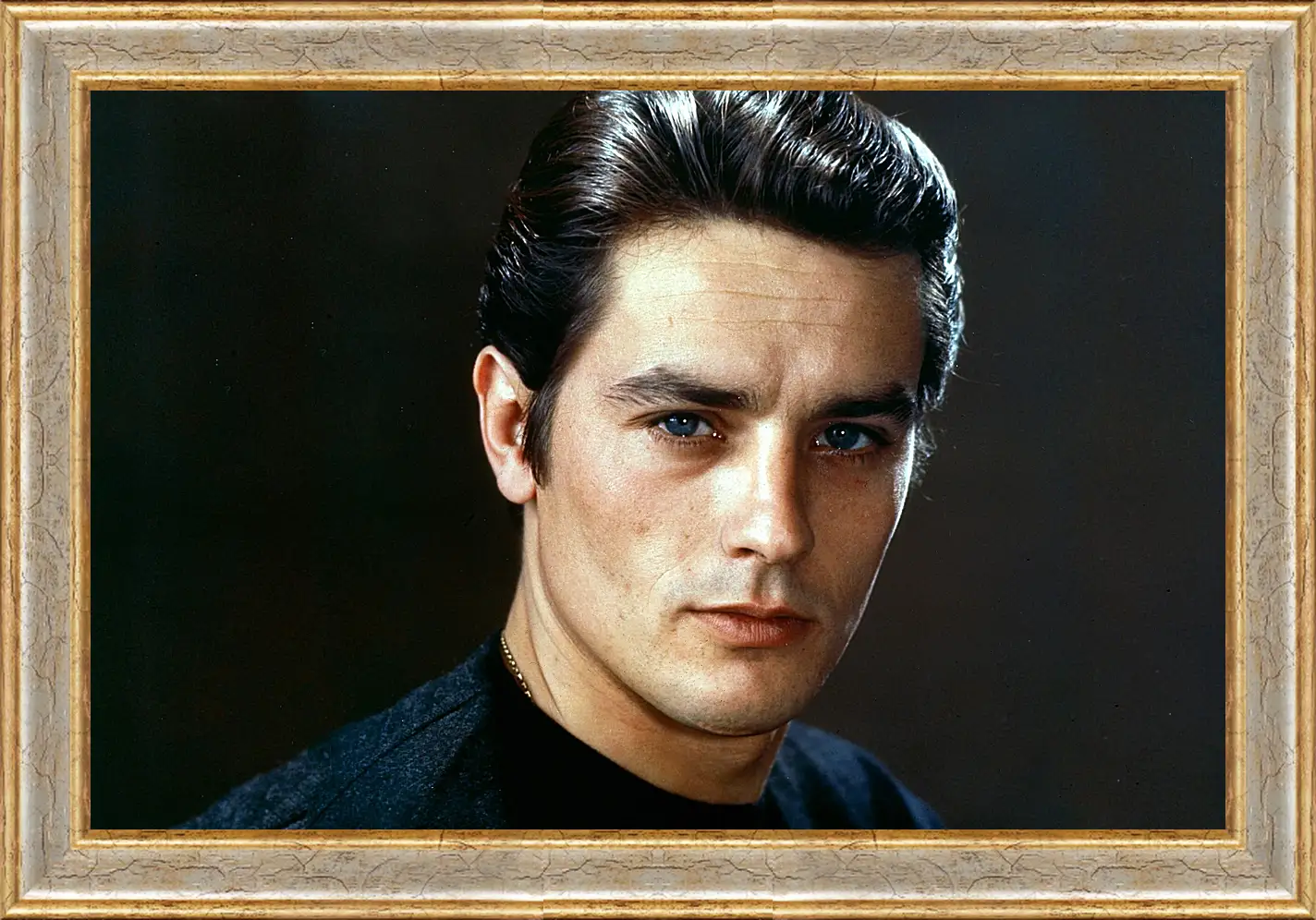 Картина в раме - Ален Делон. Alain Delon