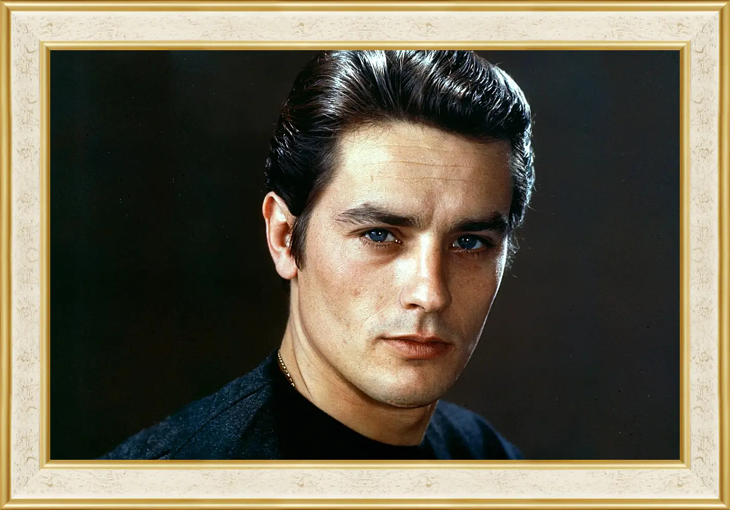 Картина в раме - Ален Делон. Alain Delon