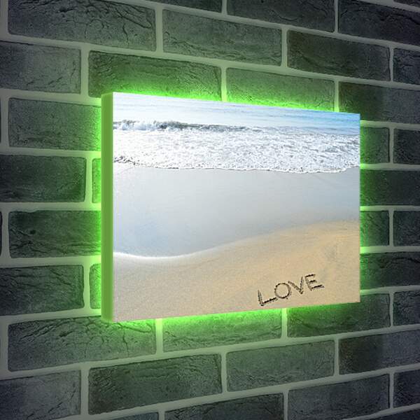 Лайтбокс световая панель - Любовь