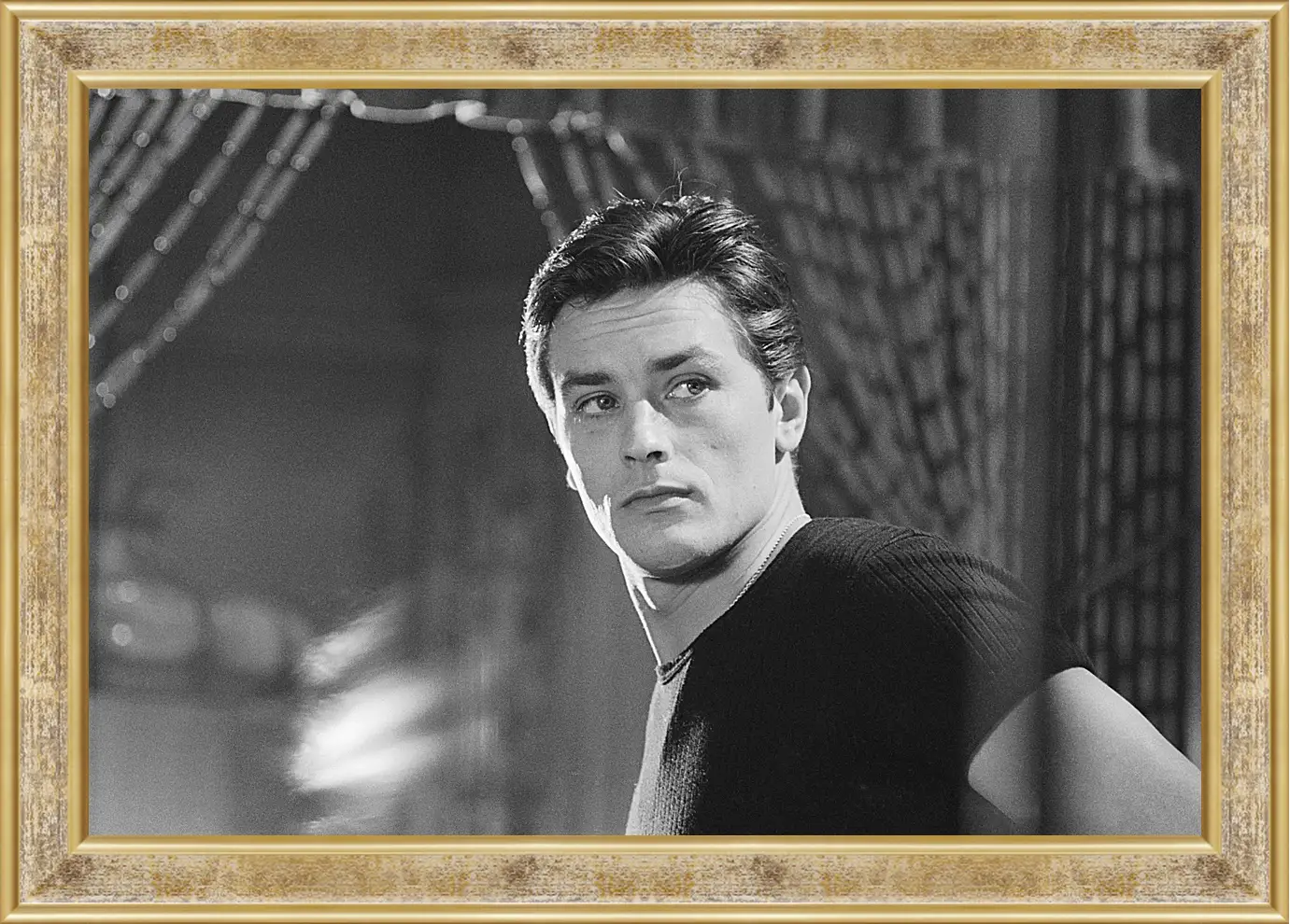 Картина в раме - Ален Делон. Alain Delon