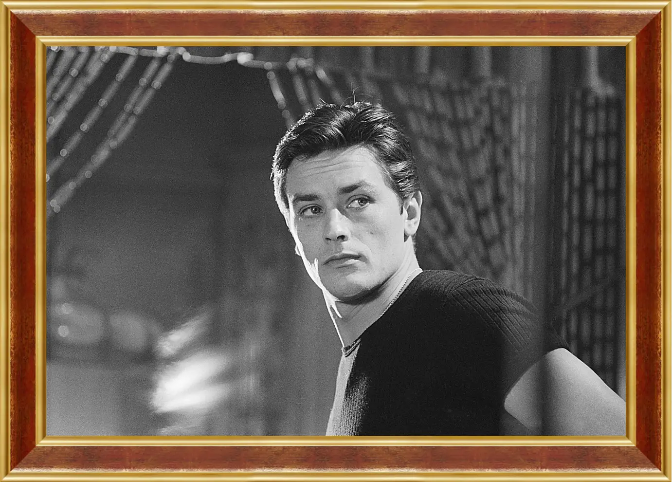 Картина в раме - Ален Делон. Alain Delon