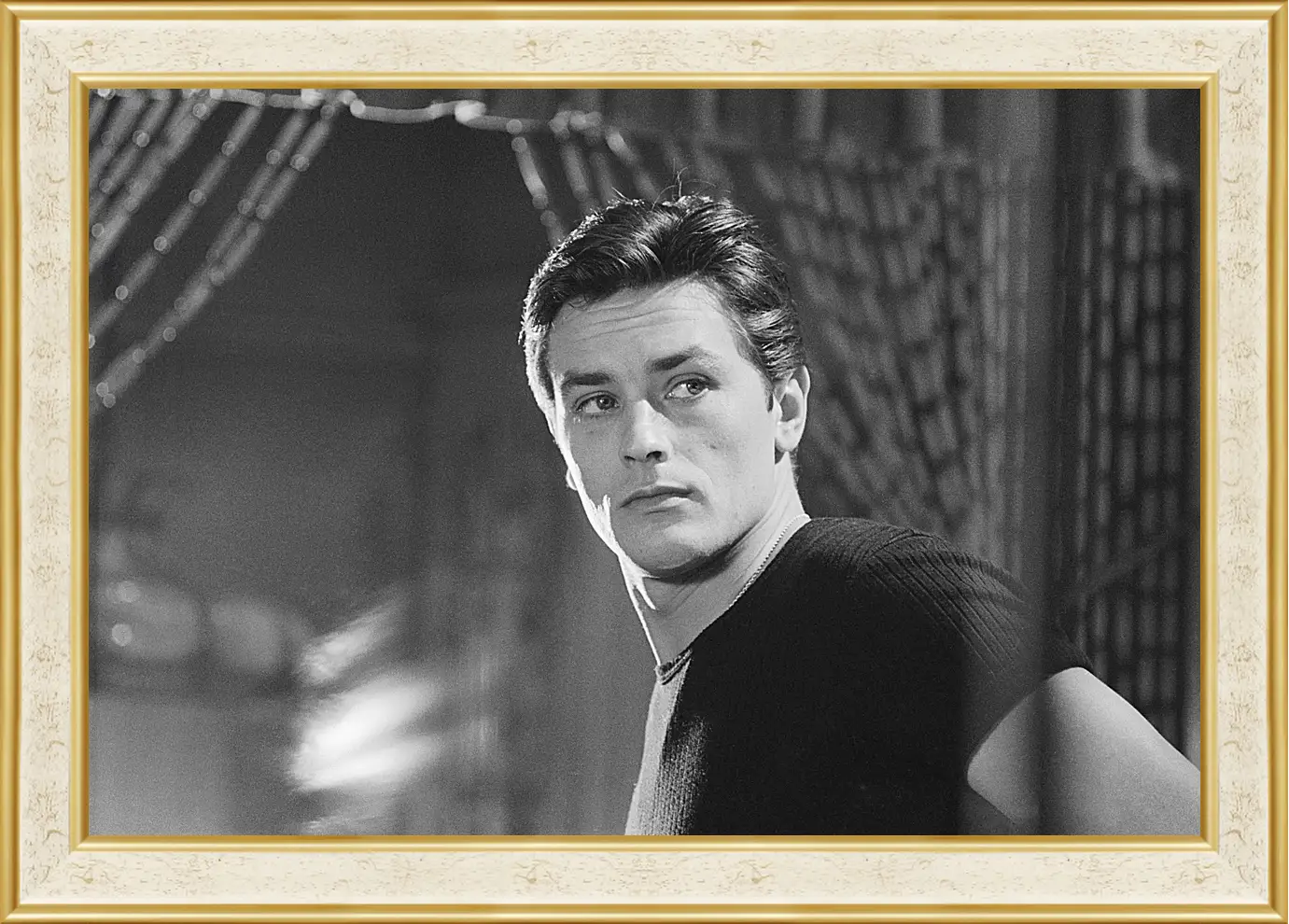 Картина в раме - Ален Делон. Alain Delon