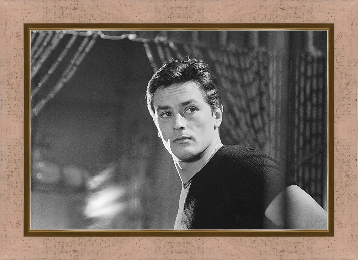 Картина в раме - Ален Делон. Alain Delon