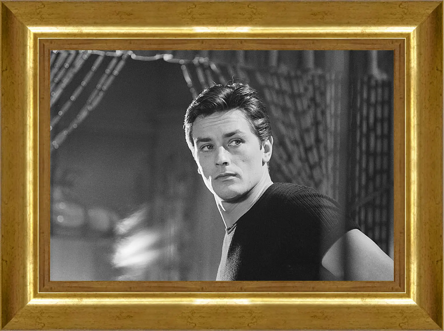 Картина в раме - Ален Делон. Alain Delon