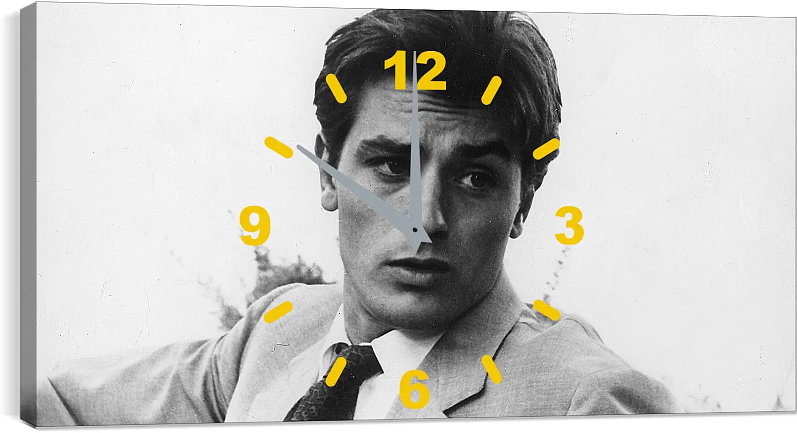 Часы картина - Ален Делон. Alain Delon